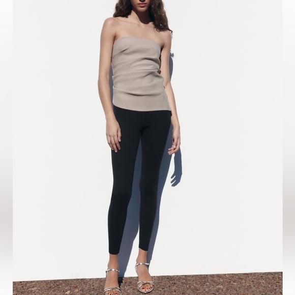 New Zara strapless beige top - Picture 9 of 9